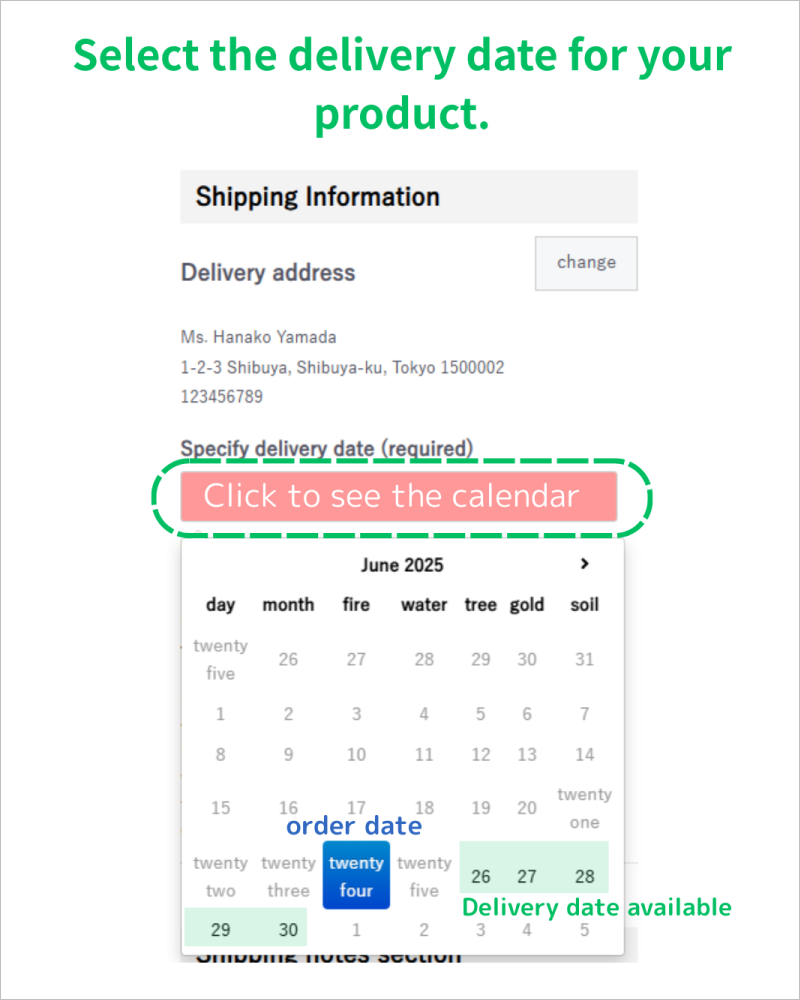 Ordering process