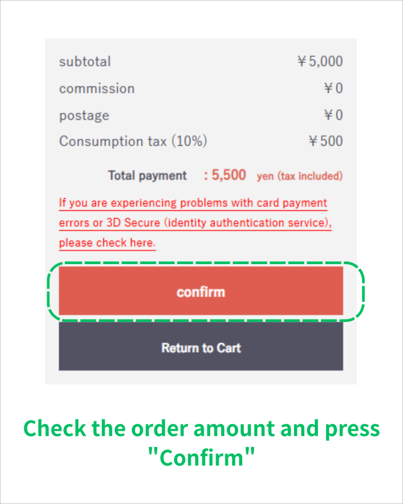 Ordering process