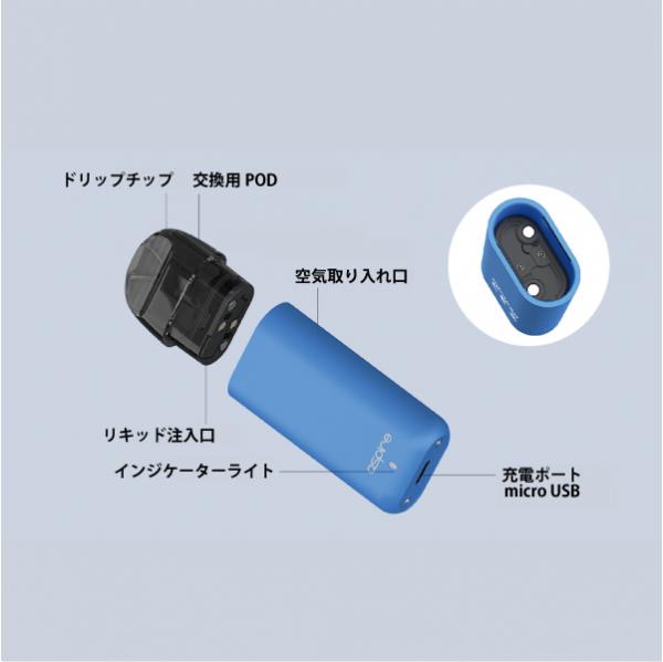 Aspire Minican(ミニカン)スターターキット|大容量PODタイプ
