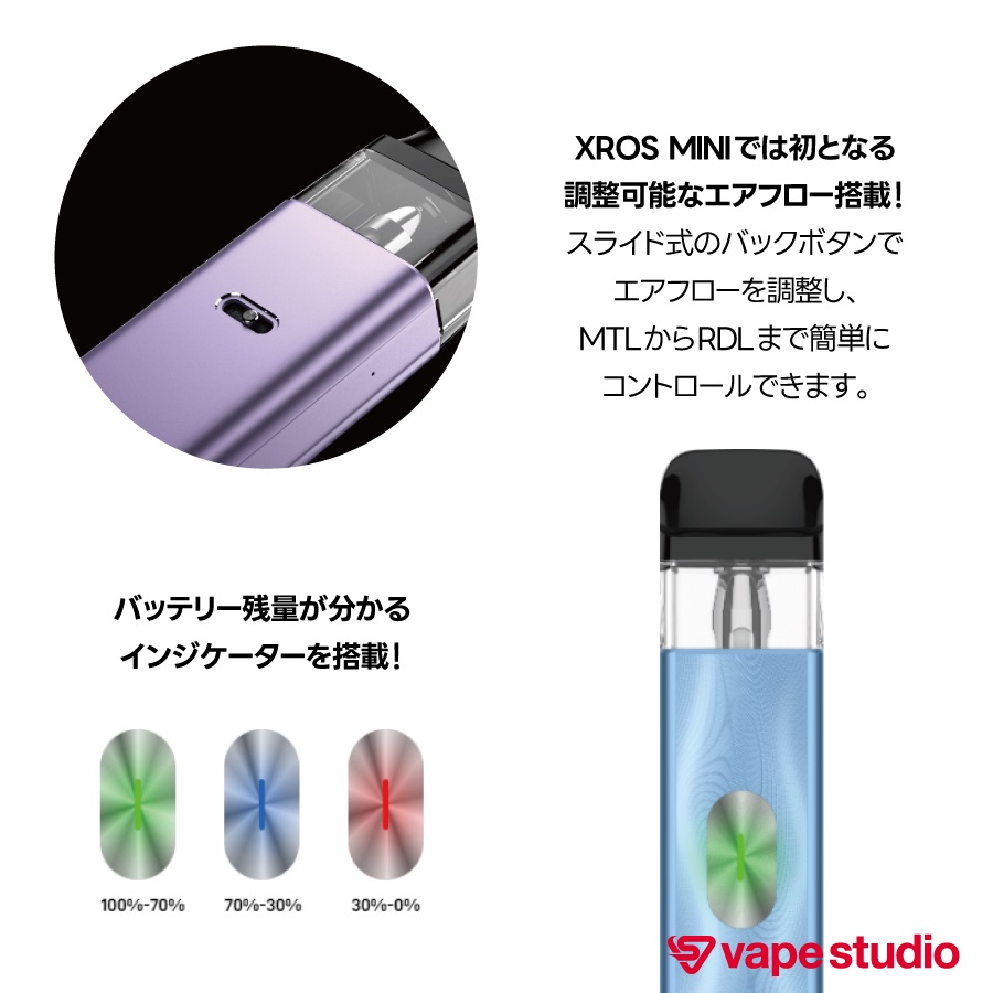 VAPORESSO XROS 4 MINI  (クロス ミニ) スターターキット