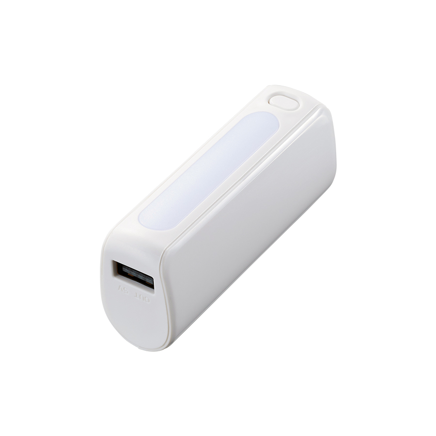 LEDライト付モバイルバッテリー |2200mAh