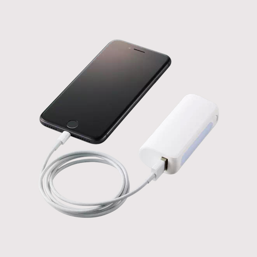 LEDライト付モバイルバッテリー |2200mAh
