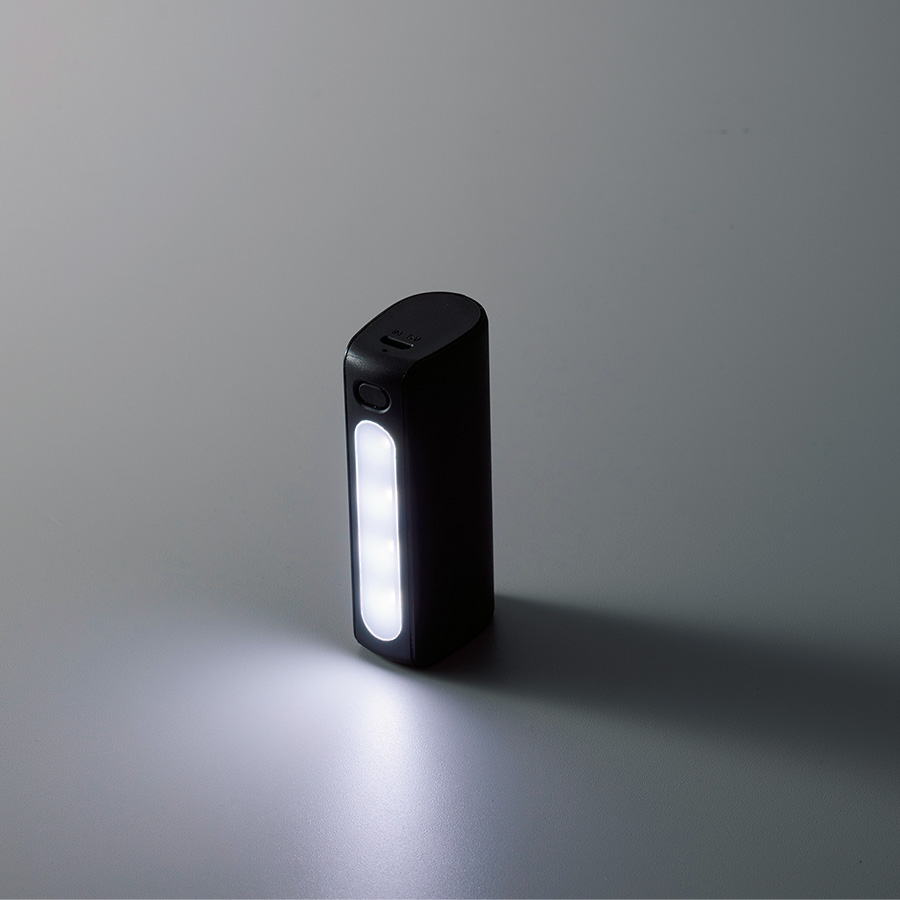 LEDライト付モバイルバッテリー |2200mAh