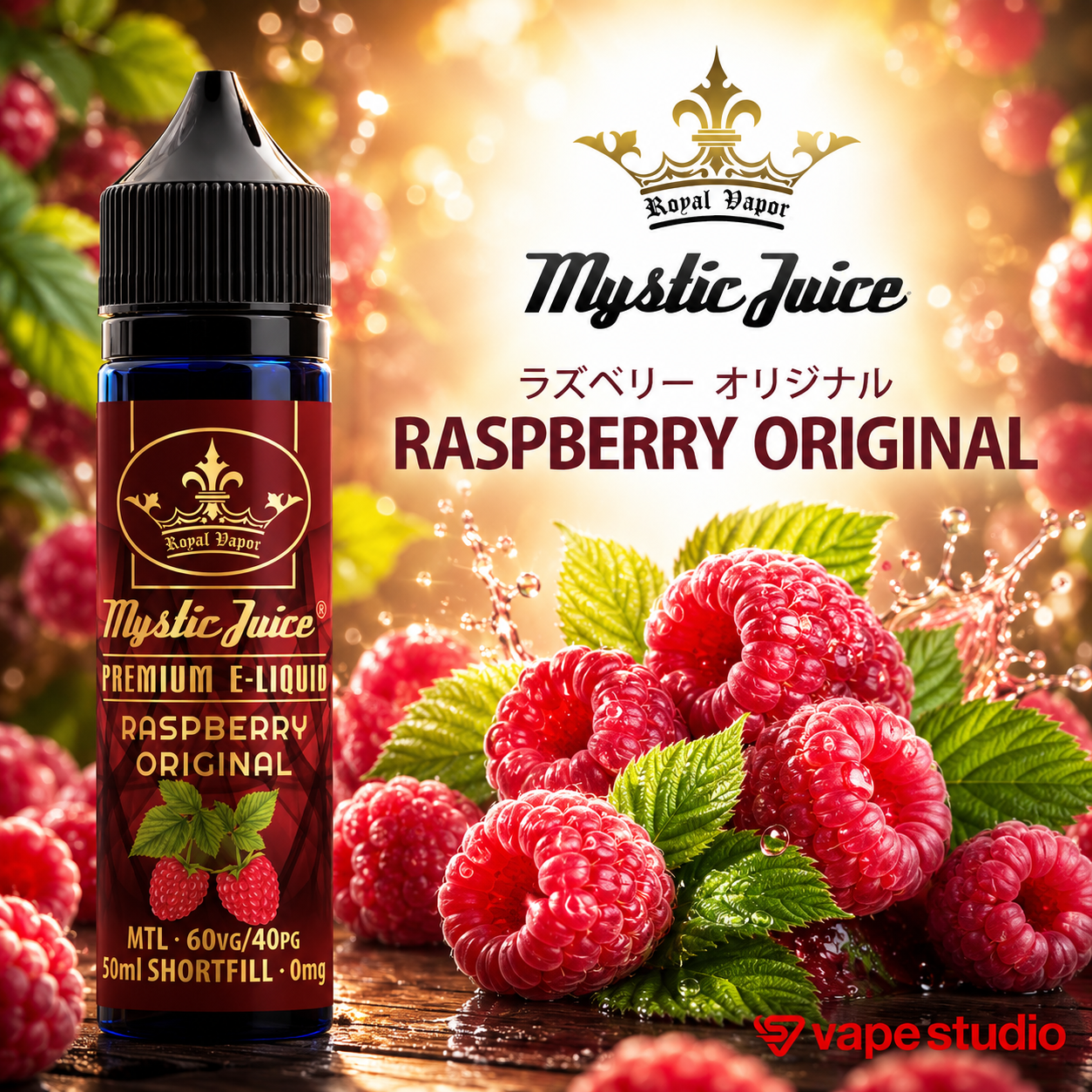 Mystic Juice(ミスティックジュース) ラズベリー オリジナル 50ml
