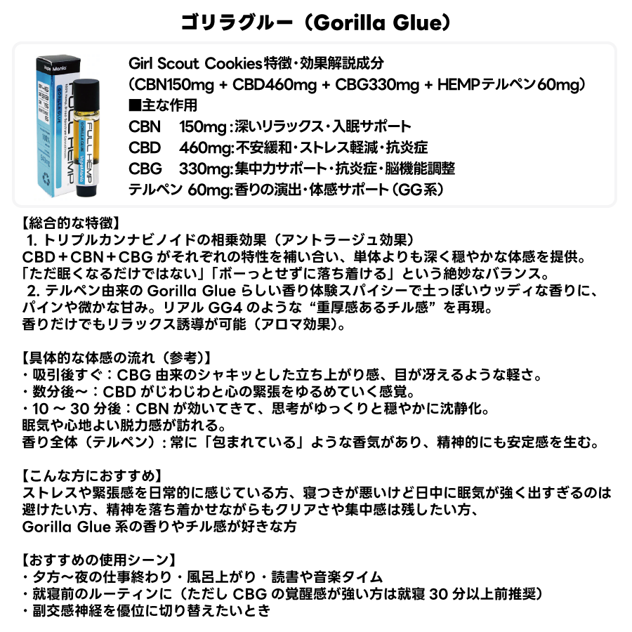 【CBD/CBN/CBG最大94%】Vape Mania FULL HEMP フルヘンプ カートリッジ