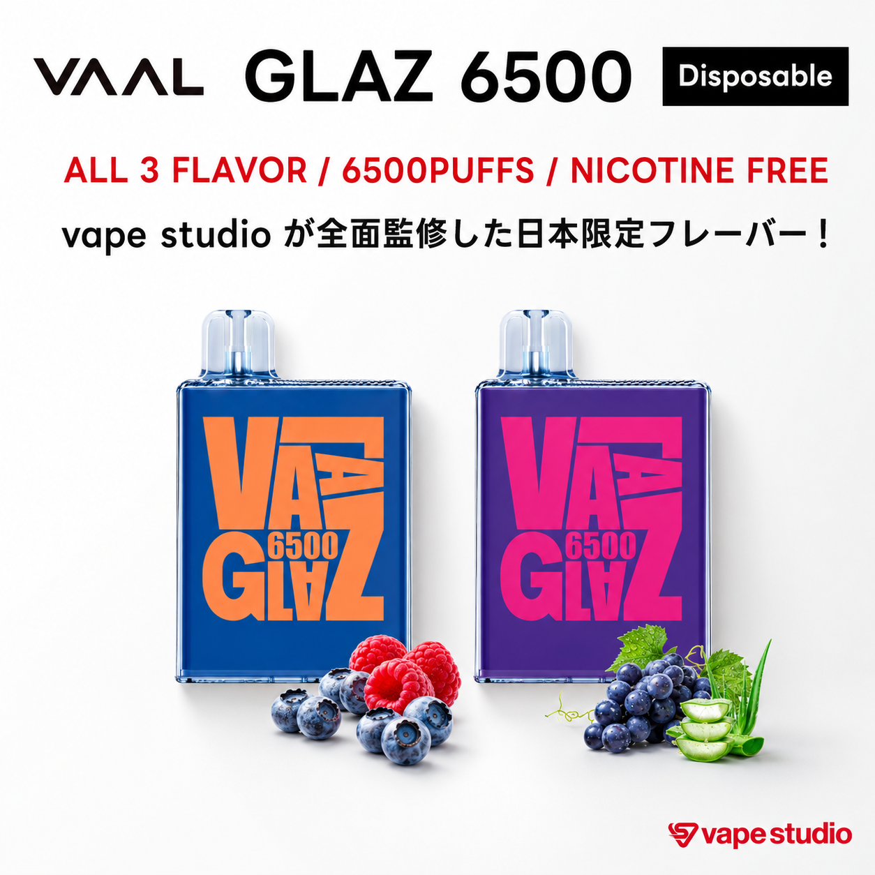 【新価格3300円送料無料】VAAL GLAZ 6500(バール グラズ) | 使い捨てタイプ