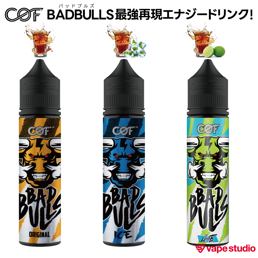 【NEW】COF BADBULLS(バッドブルズ)エナジードリンク 60ml｜全3フレーバー