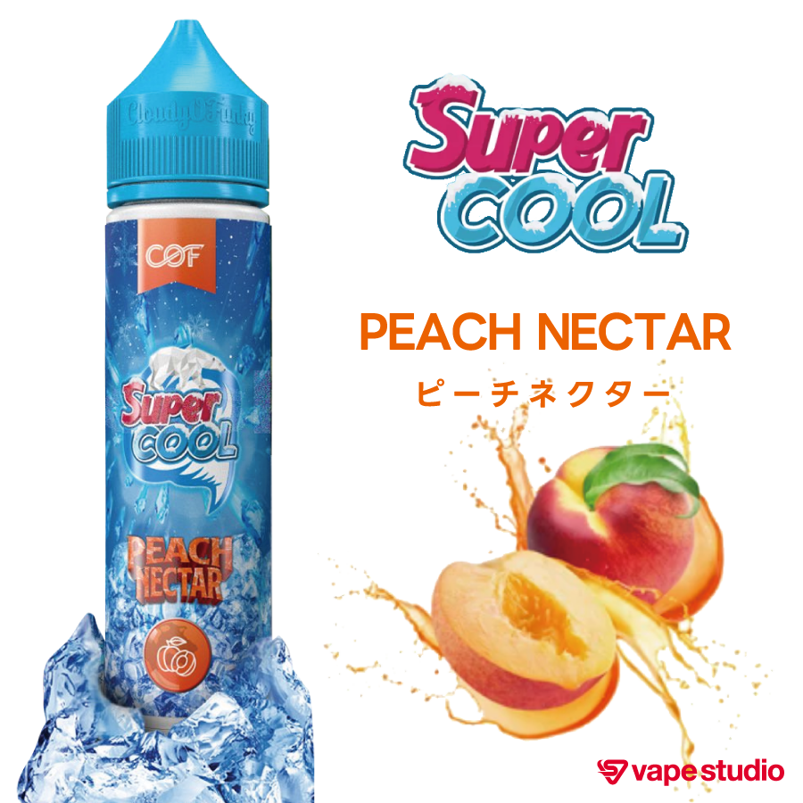【NEW】COF SUPERCOOL(スーパークール) ピーチネクター 60ml